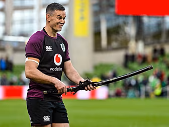 WATCH: Johnny Sexton receives...