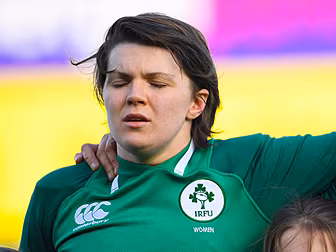 Ireland captain Ciara Griffin...
