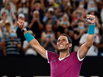 Rafael Nadal wins the Austrlia...