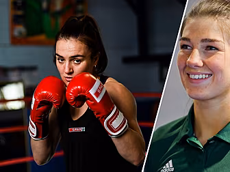Kellie Harrington and Aoife O'...