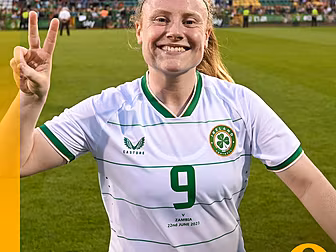 Should Amber Barrett start at...