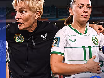Vera Pauw and Katie McCabe wer...
