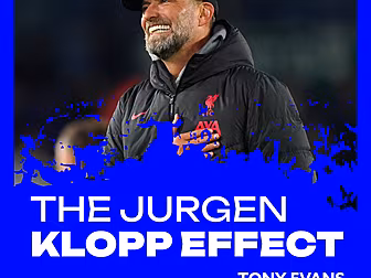 Tony Evans: Jurgen Klopp's leg...