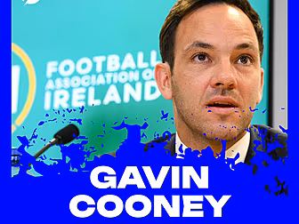 GAVIN COONEY: Ireland manager...