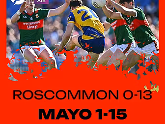 FOOTBALL: Roscommon 0-13 Mayo...