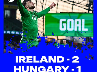 Ireland v Hungary reaction fro...