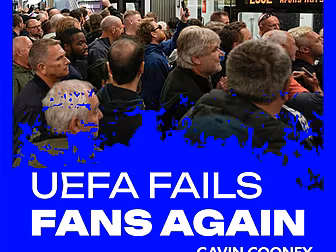 Gavin Cooney: UEFA fails fans...