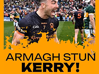 Armagh stun Kerry in extra tim...