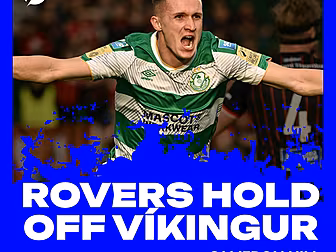 Shamrock Rovers hold off Víkin...