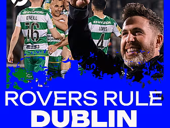Rovers topple Bohs, title cont...