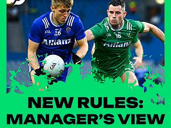 Bainisteoir's view of the new...