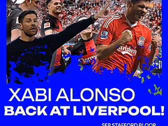 Xabi Alonso back at Anfield -...