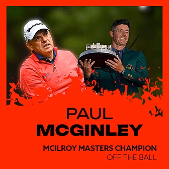 Paul McGinley reacts to Rory M...
