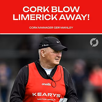 CORK BLOW LIMERICK AWAY: ‘Comm...
