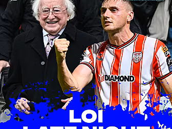 LOI LATE NIGHT: Derry stun Gal...