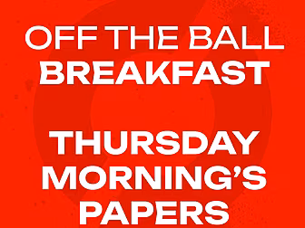 THE MORNING PAPERS: ‘You can’t...