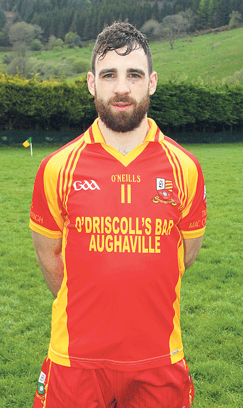 Target acquired: Tadhg MacCarthaighs Colm ODriscoll is hoping to consolidate his position on the Cork senior football team this year.