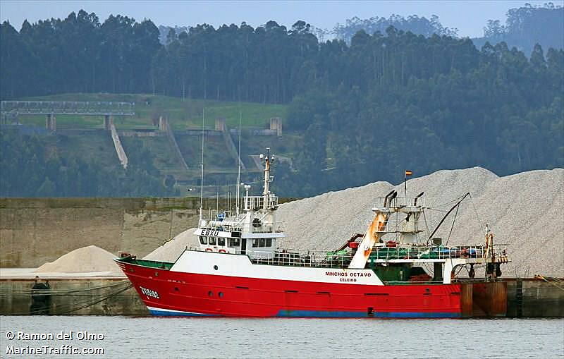 The Minchos Octavo has been brought to Castletownbere. Photo: Marinetraffic.com