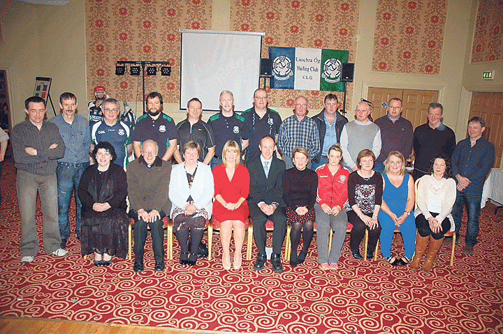 Birthday celebrations: Committee members and guests pictured at the first birthday celebrations of Laochra &Oacute;g Hurling Club at the Riverside Park Hotel, Macroom on Sunday evening