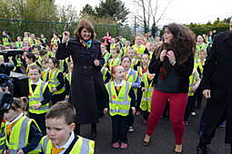 Joan Burton at St mary