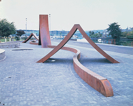 The Great Wall of Kinsale, photographed soon after its installation, before the add-ons