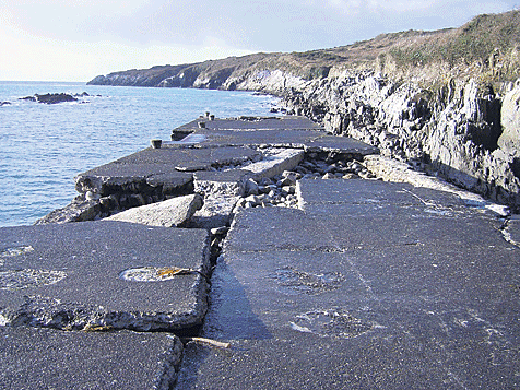 Letter Pier at Kilcrohane which was damaged extensively  last year.