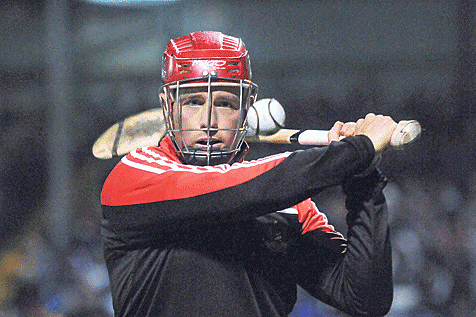 Fully focussed: Cork goalkeeper Anthony Nash keeps his eye on the ball during the Allianz Hurling League Division 1B game against Limerick at P&aacute;irc U&iacute; Rinn.