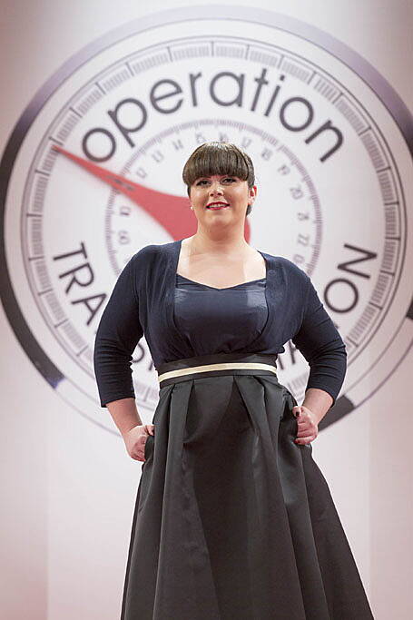 Veronica Horgan on the catwalk tonight