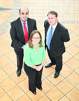 At the All About the Tax CPA Ireland tax conference in Cork were speakers Paul Gosal (Buckley Kiely), Nicola Quinn (PwC) and Cormac Fitzgerald, CPA president