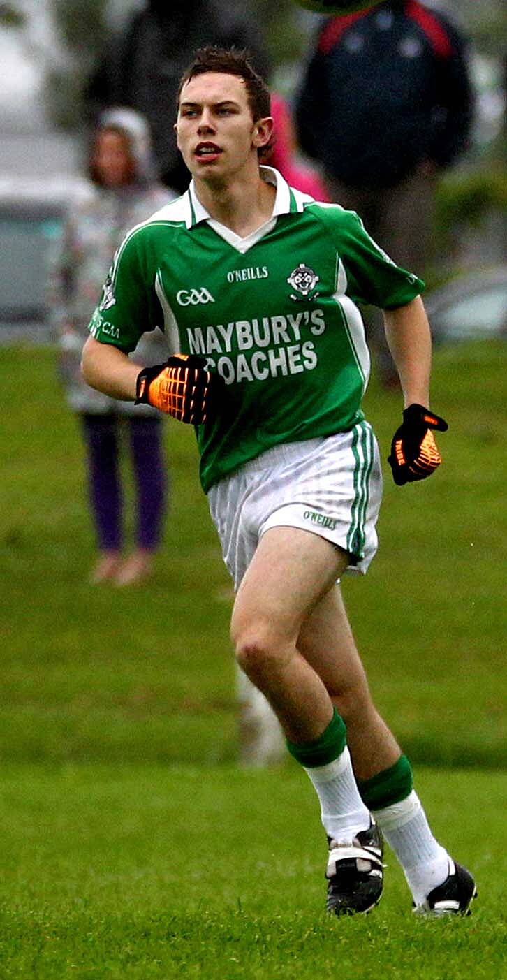 Dangerous: Mark Quinn for Dunmanway Town.