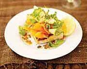 Smoked salmon and 