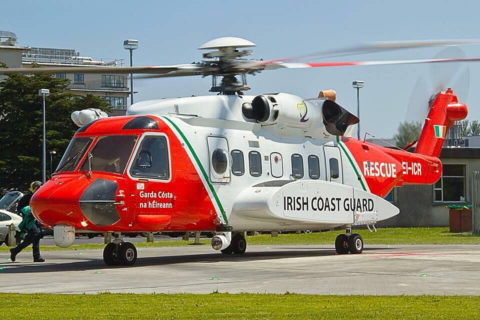 A Coast Guard helicopter airlifted the man to CUH this afternoon