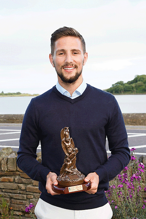 Award winner: Conor Hourihane.