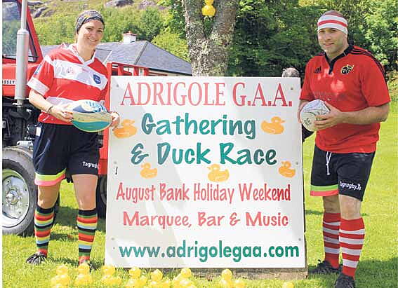 Date for your diary: Members of the organising committee launched the annual Adrigole GAA Duck Race Festival.