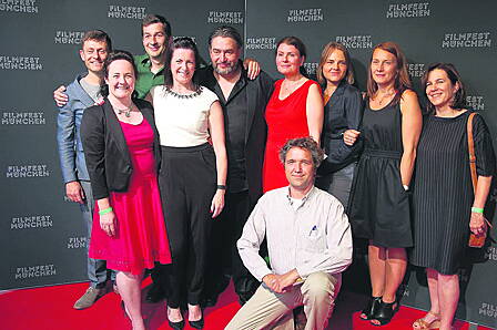 The West Cork contingent at the Munich Film Festival where their film Happy Hour won the Best Production award.