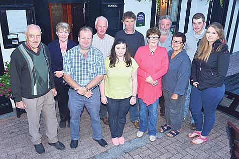 The committee, from left: Patrick McCarthy,Ellie ODriscoll, Michael Collins, Jimmy ODonovan, Marie Collins, Billy Wolfe, Bernie ORegan, Michael OMahony, Jo Aherne, Sean O Donovan, and Siobhan ODonovan.    