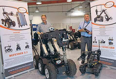 Kieran Nolan and Eamon Jackson of Kilbritain-based company ICP Newtech, with their ROVs, Defender and Vanguard