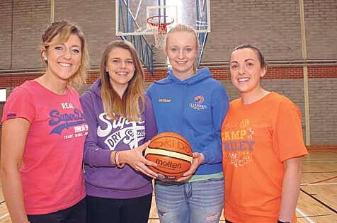 Hoop dreams: Alice ODriscoll, Grainne McCarthy, Gillian Coombes and Mairead ODriscoll are organising a basketball camp in Skibbereen Sports Centre this month.    