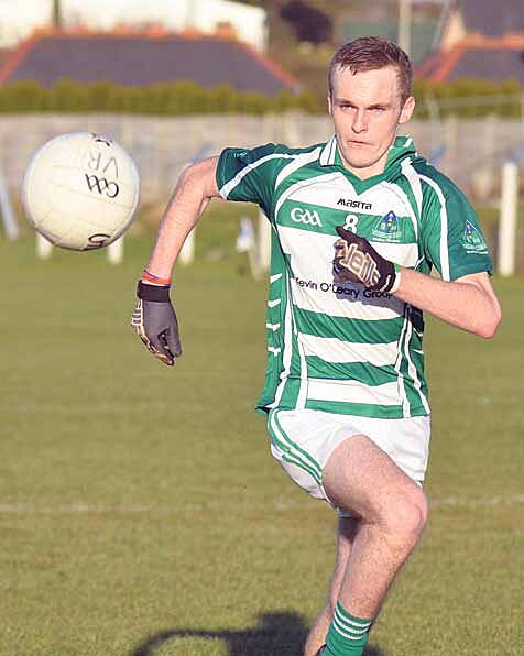 Danny OSullivan of Valley Rovers chases after a loose ball during this years SE U21A football championship final in which his team beat Carrigaline at Kinsale. 
