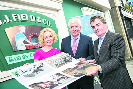 Vodafones Anne OLeary, Minister Alex White  and Sean ODriscoll of Glen Dimplex, at the launch. (Photo: Emma Jervis)