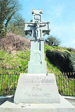 Hard to find: the B&eacute;al na Bl&aacute;th monument