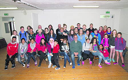 Some of the group which visited Sherkin Island