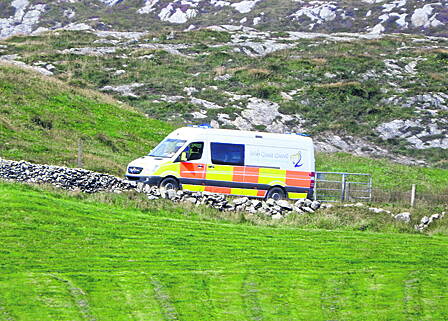 The Goleen coast guard crew during their search of the area last Saturday.                                                    (Photo: Matt Kirkham)
