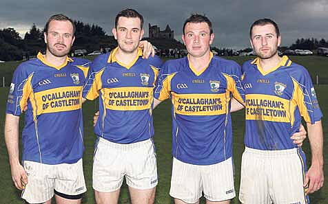 The Crowley clan: Tim, Patrick (team captain), John and their cousin Sean Crowley are all key players for Math&uacute;nas.    