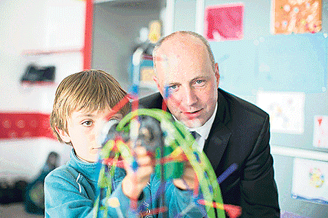 Pictured in Scoil Naomh Eiltin in Sherpa Kids Kinsale, a new and unique after-schools service, are 