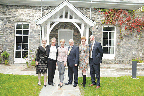 Mary Heffernan OPW, Josephine ODriscoll, F&aacute;ilte Ireland, Claire Bryce, Minister Ring, Marianne Bryce and John 