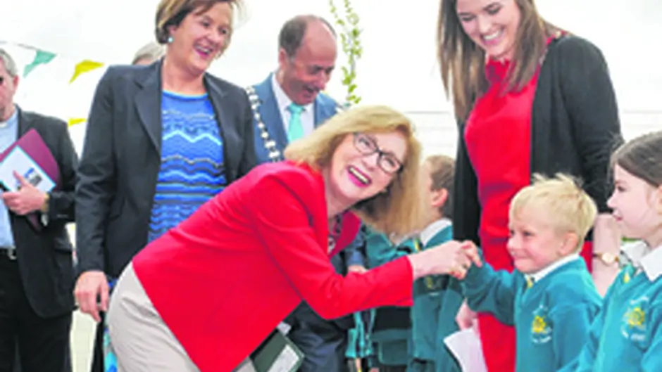 Minister arrives to officially open Kinsales newest primary school Image