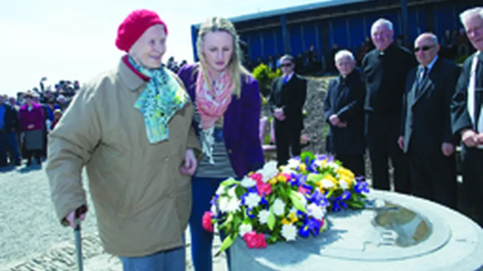 Madge 101 is honoured at Lusitania ceremony Image
