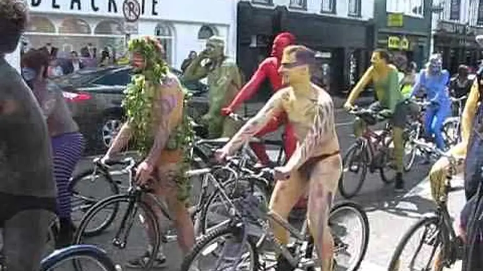 Naked bikers for Cork Image