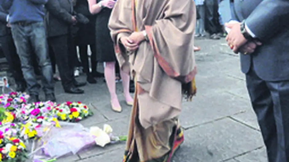 Emotional gathering at Air India memorial Image
